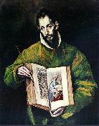 El Greco Lukas als Maler oil painting